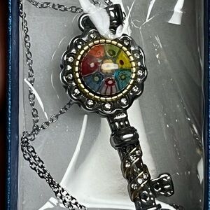 Murino Australian Crystal Key Necklace